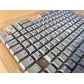 Retro Grey 104+43 Cherry MX PBT Dye-subbed Keycaps Set for Mechanical Gaming Keyboard